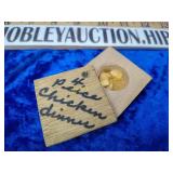 Four piece chicken dinner novelty