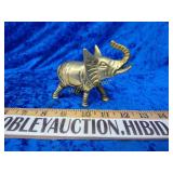Heavy brass elephant