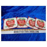 Vintage Dutch Apple ice cream advertising pot