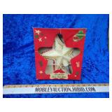 Vintage Christmas tree topper star does work