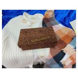 Sweater, scarf and box