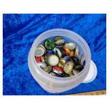 Collection of beer caps