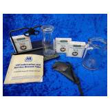 Miscellaneous lot cottage cheese jars longaberger