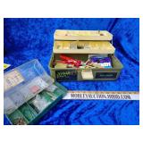 Vintage tackle box full of stuff