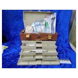 Plano tackle box with miscellaneous and a lot of