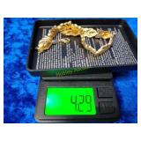 10kt gold marked on both ends