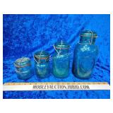 Ball jar commemorative eagle set