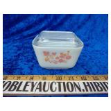 Vintage 1950s pink gooseberry Pyrex