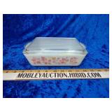 Vintage 1950s Pyrex pink gooseberry 503