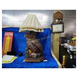Huge OWL lamp not tested shade needs work