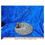 Metal banana holder with monkey Hook needs