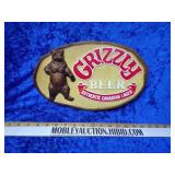 Vintage Grizzly Beer advertising