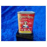 Betsy Ross Bank tea can