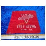 Vintage Frey Hybrid seed corn safety flag