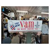 Try new VAM OIL BARBERSHOP SIGN DOUBLE SIDED
