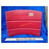 Original seat back from the assembly Hall