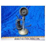 Western antique candlestick phone