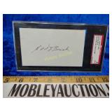 Authenticated Edd roush autograph