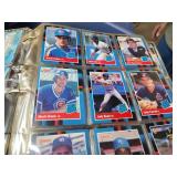 1988 donruss album full of baseball cards