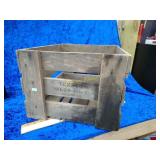 Rare Texaco valor oil wooden crate