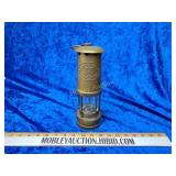 Brass ship lantern made in Wells heavy piece