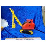 Vintage nylint metal shovel cable crane Mint