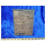 Antique Coca-Cola printing plate