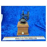 Beautiful oak coffee grinder