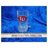 Large IU glass mug