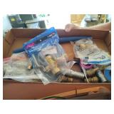 Tote full of plumbing staff valve shark bites and