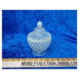 Beautiful hobnail candy dish
