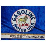 Porcelain gasoline motors lions