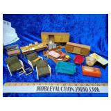 Mid-century modern dollhouse furniture needs TLC