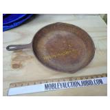 Barn find cast Iron pan Mark number 10 on the