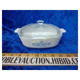 Vintage CorningWare blue corn flower pattern