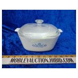 Vintage CorningWare blue corn flower pattern