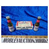 NOS vintage Budweiser salt and pepper shakers