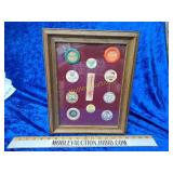 Vintage milk cardboard caps collection