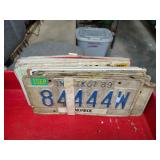 Indian license plate lot