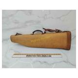 Old leather gun case