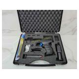 Walther Q5 match 9 mm pistol with extras and case