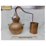 Beautiful hammered copper still believe its 5 gal