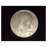 1964 Kennedy half dollar silver