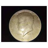 1964 Kennedy half dollar silver