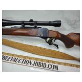Ruger No 1. 6mm Rem Rifle Weaver Scope