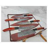Beautiful handmade knife set