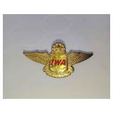 TWA Junior pilot metal vintage pin