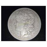 Rare 1889 Carson City Morgan Silver dollar