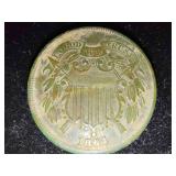 1864 2 cent pc
