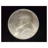1964 Kennedy half dollar silver